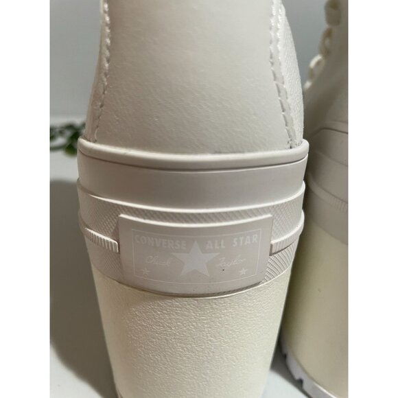 CONVERSE Chuck 70 De Luxe Heel Western Hi Platform A10335C Size Women’s 10.5 Whi - Picture 6 of 16
